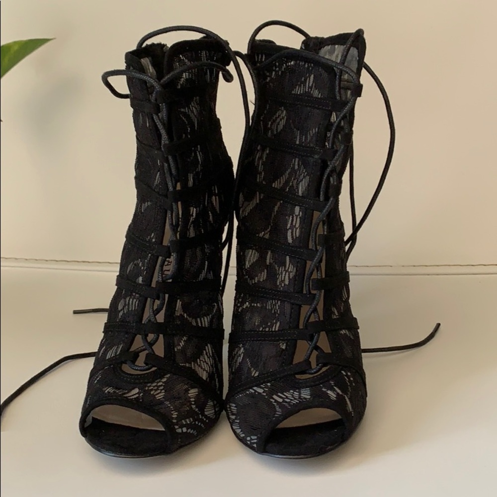 Chinese Laundry lace up heels